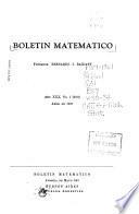 Boletín matemático