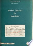 Boletín mensual de estadística