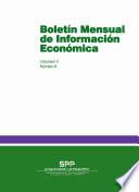 Boletín mensual de información económica 1981. Agosto. Volumen V, número 8
