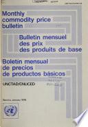Boletín Mensual de Precios de Productos Básicos