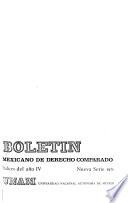 Boletín mexicano de derecho comparado