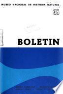 Boletín - Museo Nacional de Historia Natural