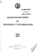 Boletín nicaragüense de bibliografía y documentación