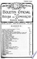 Boletin oficial de la Bolsa de comercio de Buenos Aires