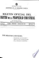 Boletín oficial de la Oficina Nacional de Invenciones, Información Técnica y Marcas