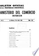 Boletín Oficial de la Propriedad Industrial