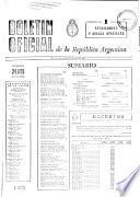Boletín oficial de la República Argentina