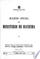 Boletin oficial de la Secretaría de Hacienda