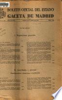 Boletín oficial del estado: Gaceta de Madrid