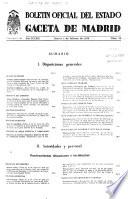 Boletín oficial del estado: Gaceta de Madrid