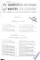 Boletín oficial del estado: Gaceta de Madrid