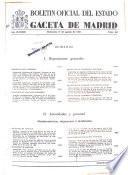 Boletín oficial del estado: Gaceta de Madrid