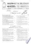 Boletín oficial del estado: Gaceta de Madrid