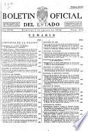 Boletín oficial del estado