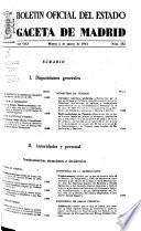 Boletín oficial del estado