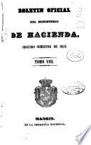 Boletín oficial del Ministerio de Hacienda