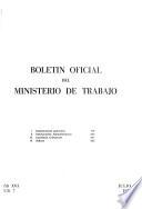 Boletin oficial del Ministerio de Trabajo