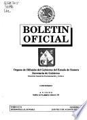 Boletín oficial