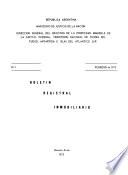 Boletín registral inmobiliario
