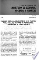 Boletín semanal del Ministerio de Economía
