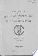 Boletín - Sociedad Venezolana de Ciencias Naturales