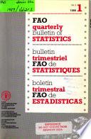 Boletín Trimestral FAO de Estadísticas