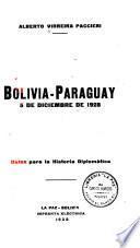 Bolivia-Paraguay, 5 de diciembre de 1928