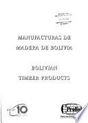 Bolivian timber products