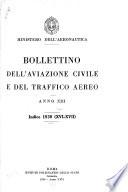 Bollettino dell' aviazione civile e del traffico aereo