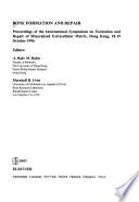 Bone Formation and Repair