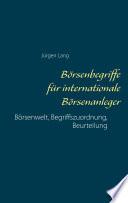 Börsenbegriffe für internationale Börsenanleger