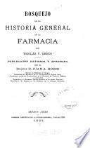 Bosquejo de la historia general de la farmacia