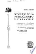 Bosquejo de la instruccion publica en Chile