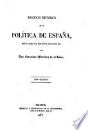 Bosquejo histórico de la política de España