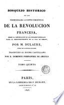 Bosquejo histórico de los principales acontencimientos de la Revolución francesa, 5
