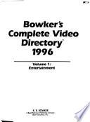Bowker's Complete Video Directory 1996