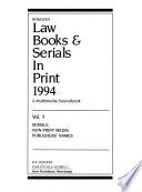 Bowker's Law Books and Serials in Print