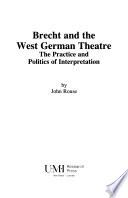 Brecht and the West German Theatre