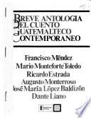 Breve antología del cuento guatemalteco contemporáneo