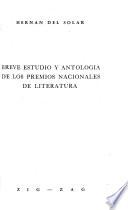 Breve estudio y antología de los premios nacionales de literatura