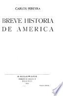 Breve historia de América