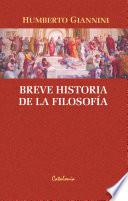 Breve historia de la filosofía