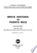Breve historia de Puerto Rico: Desde sus comienzos hasta 1800