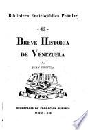 Breve historia de Venezuela