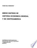 Breve síntesis de historia económica mundial y de Centroamérica