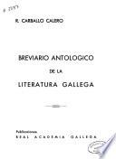 Breviario antológico de la literatura gallega