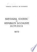 Breviarul Statistic Al Republicii Socialiste Romania