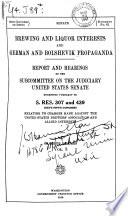 Brewing and Liquor Interests and German and Bolshevik Propaganda