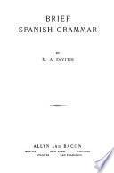 Brief Spanish Grammar