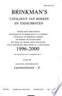 Brinkman's catalogus van boeken en tijdschriften
